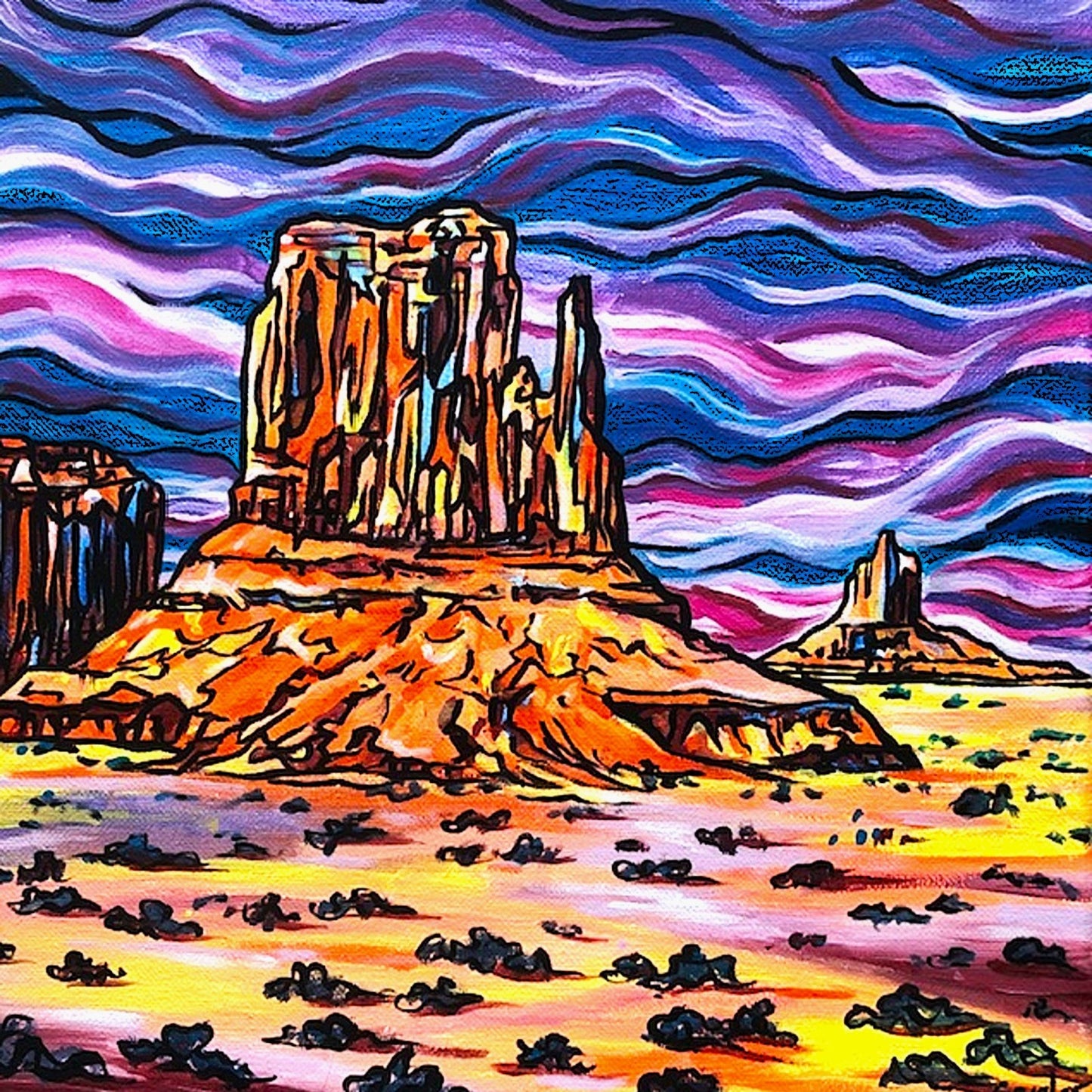 Original Acrylic- After the Storm