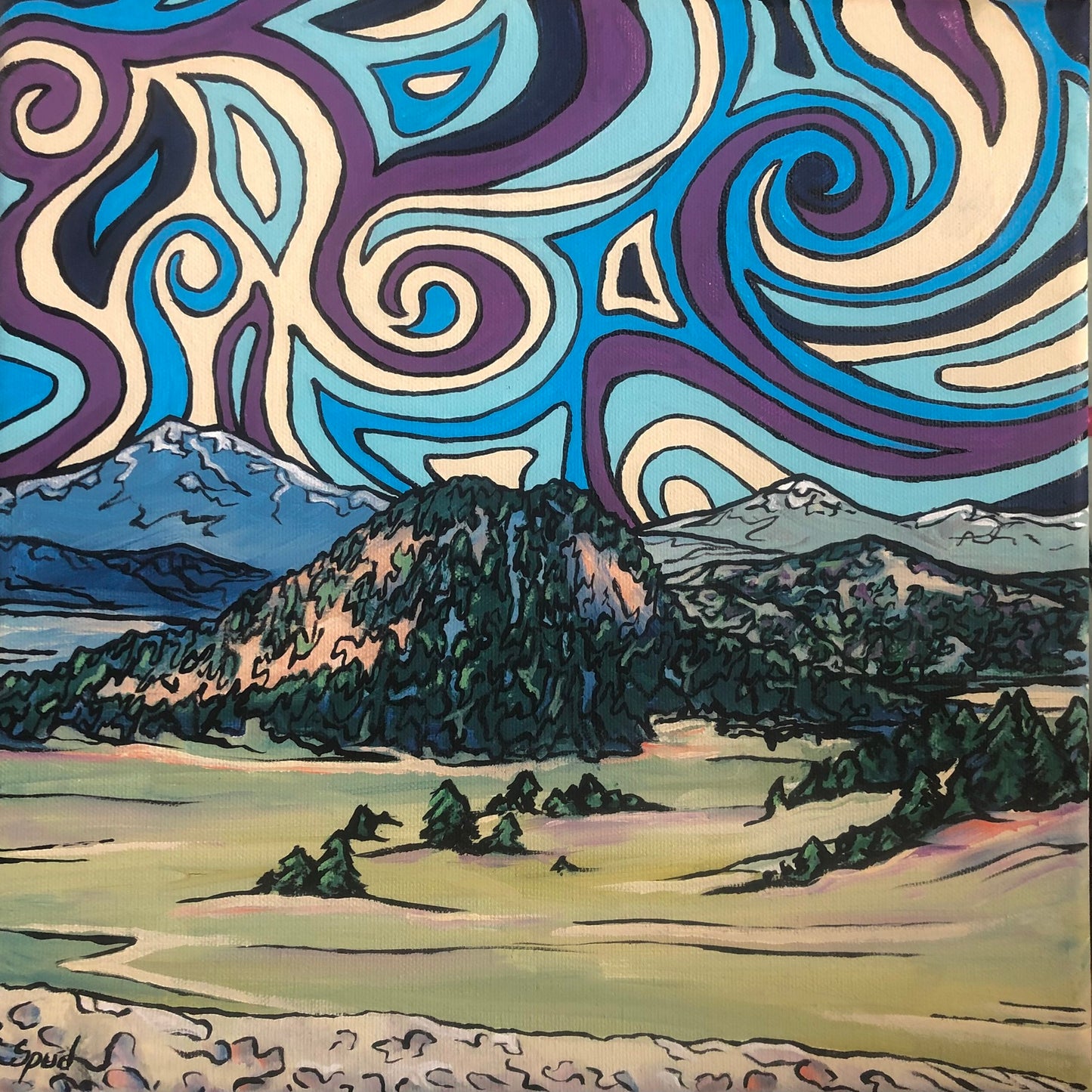 Original Acrylic Painting- All I Wanna Do is Have Some Fun