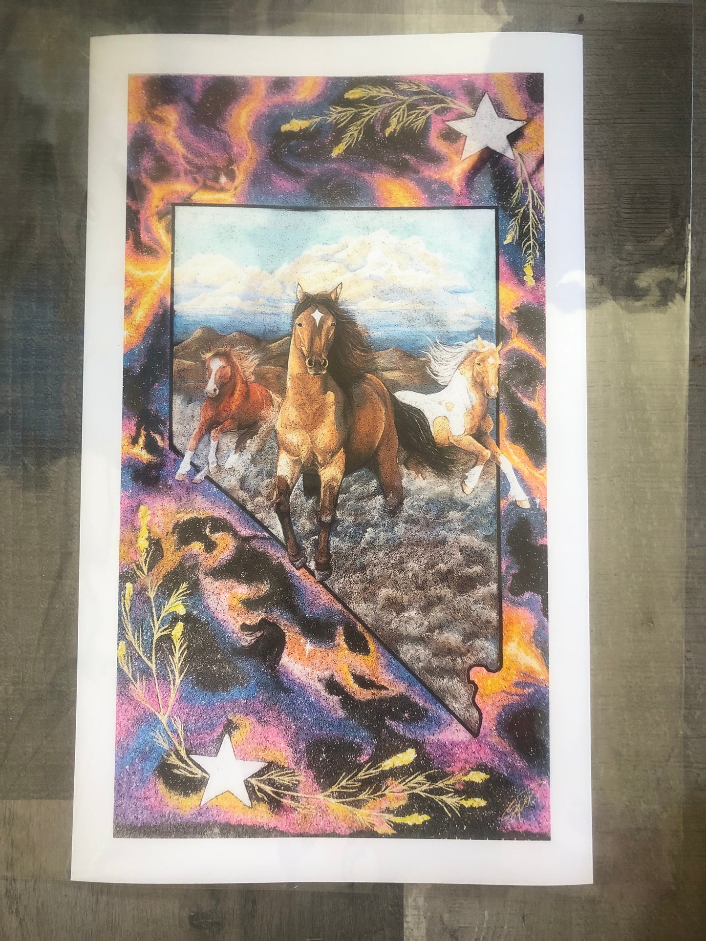 Don't Fence Me In Giclee Print