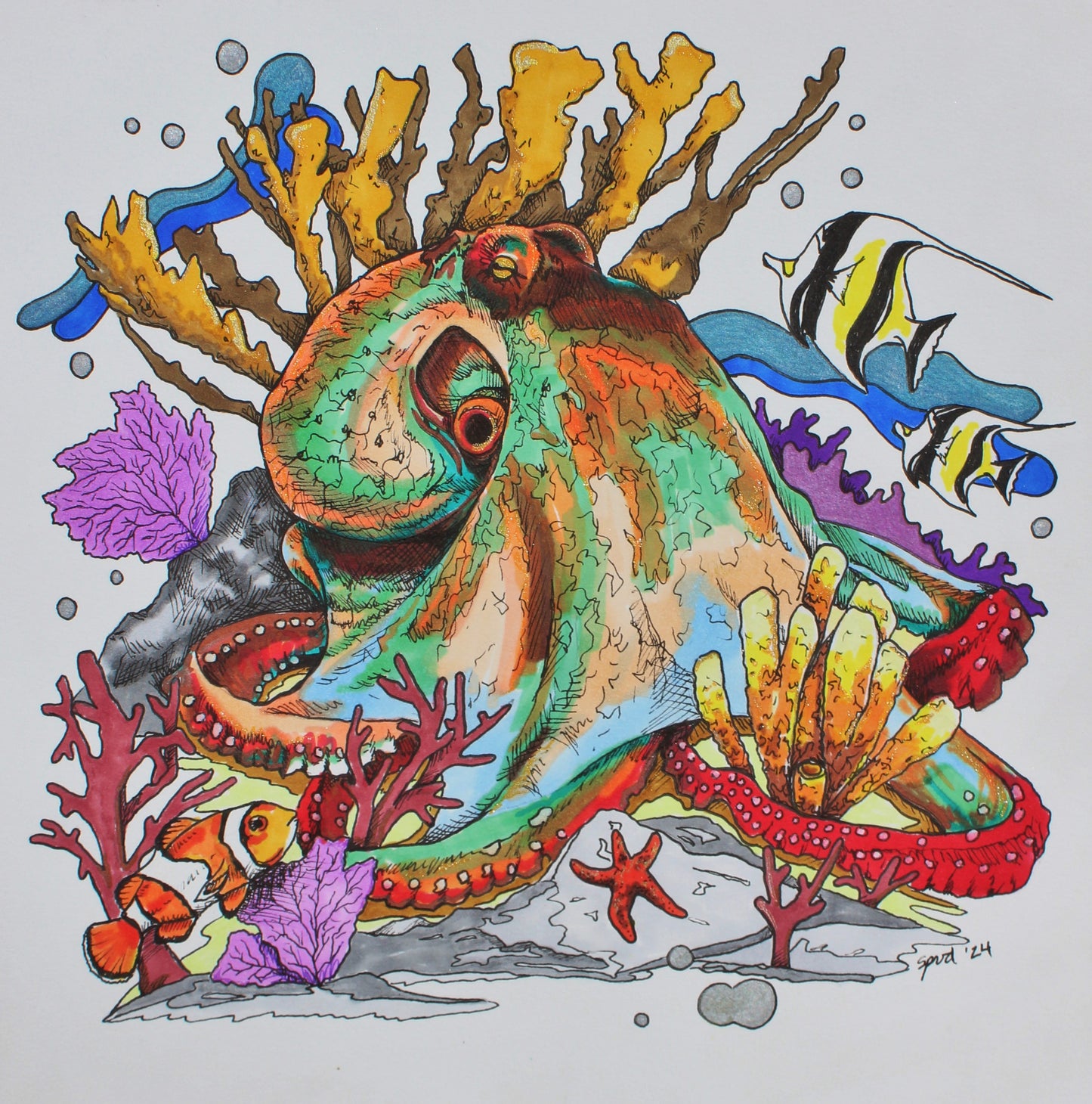 Octopus Garden Giclee Prints